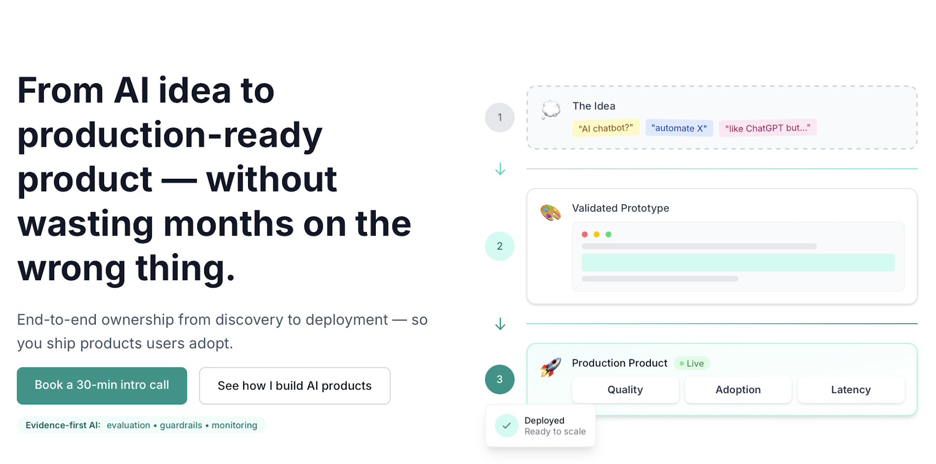 Older hero section example