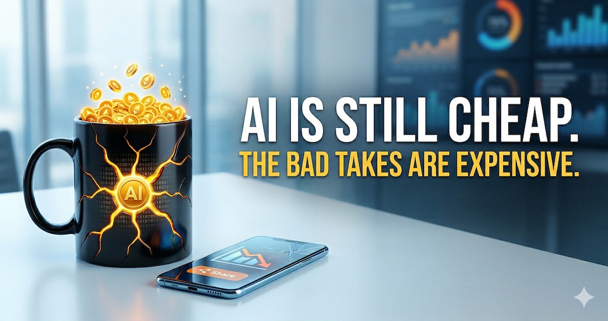 AI Is Still Cheap. The Bad Takes Are Expensive.