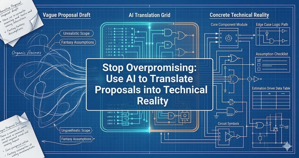 Stop Overpromising: Use AI to Translate Proposals into Technical Reality