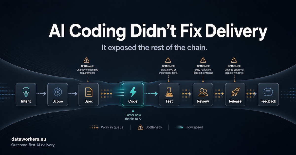 AI Coding Did Not Fix Slow Delivery. It Exposed It.